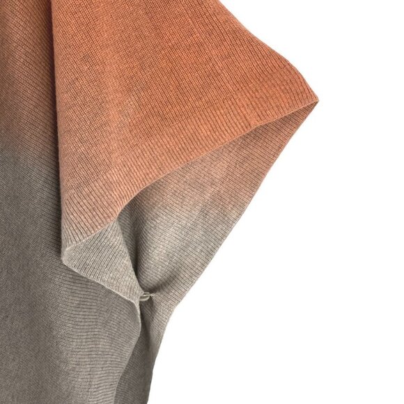 J. Jill Pure Poncho Sweater Women's One Size Cotton Multicolored FS-1130 - Picture 5 of 9